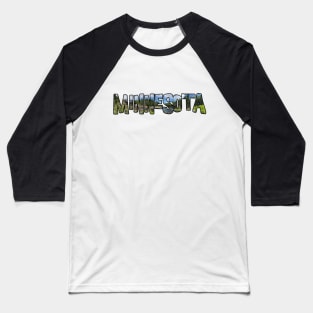 Minnesota (St. Louis River & Munger Trail) Baseball T-Shirt